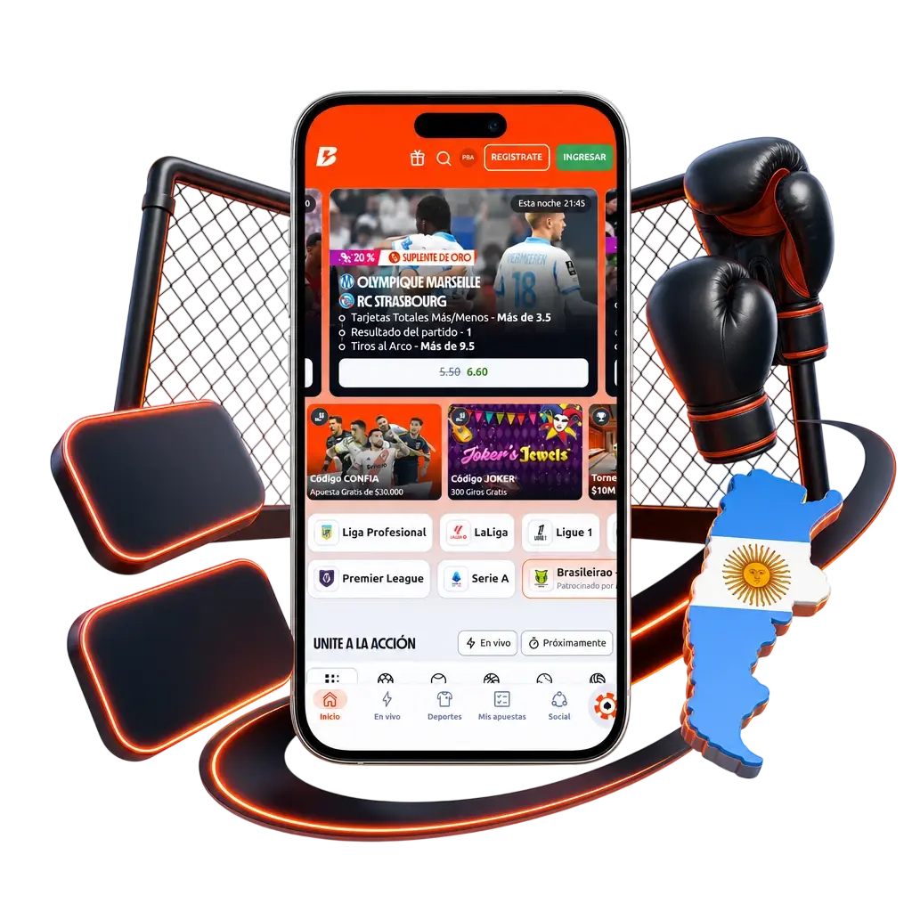 Apuestas de MMA en la app móvil de Betano con las mismas cuotas y mercados que la plataforma de escritorio